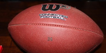 Wilson Sporting Goods shows off its connected football to Super Bowl fans
