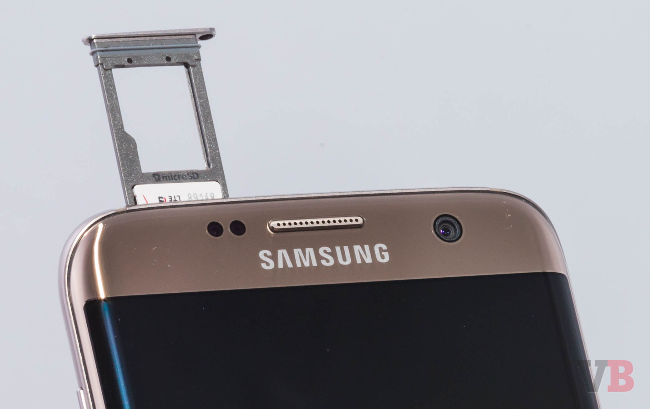 The dual-SIM card slot that's been added to the Samsung Galaxy S7 and S7 edge.