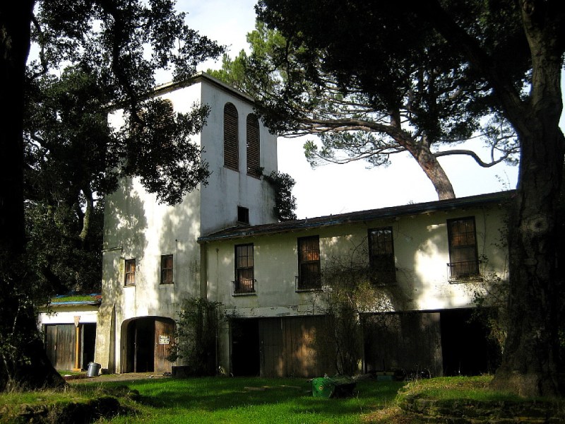 A building that was part of the Jackling estate before it was renovated by Laurene Powell Jobs. 