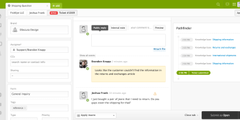 Zendesk’s Pathfinder helps customer service reps see what you’re searching for