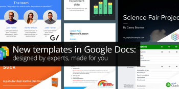 Google Docs gets 6 new templates courtesy of QuickBooks, Reading Rainbow, others