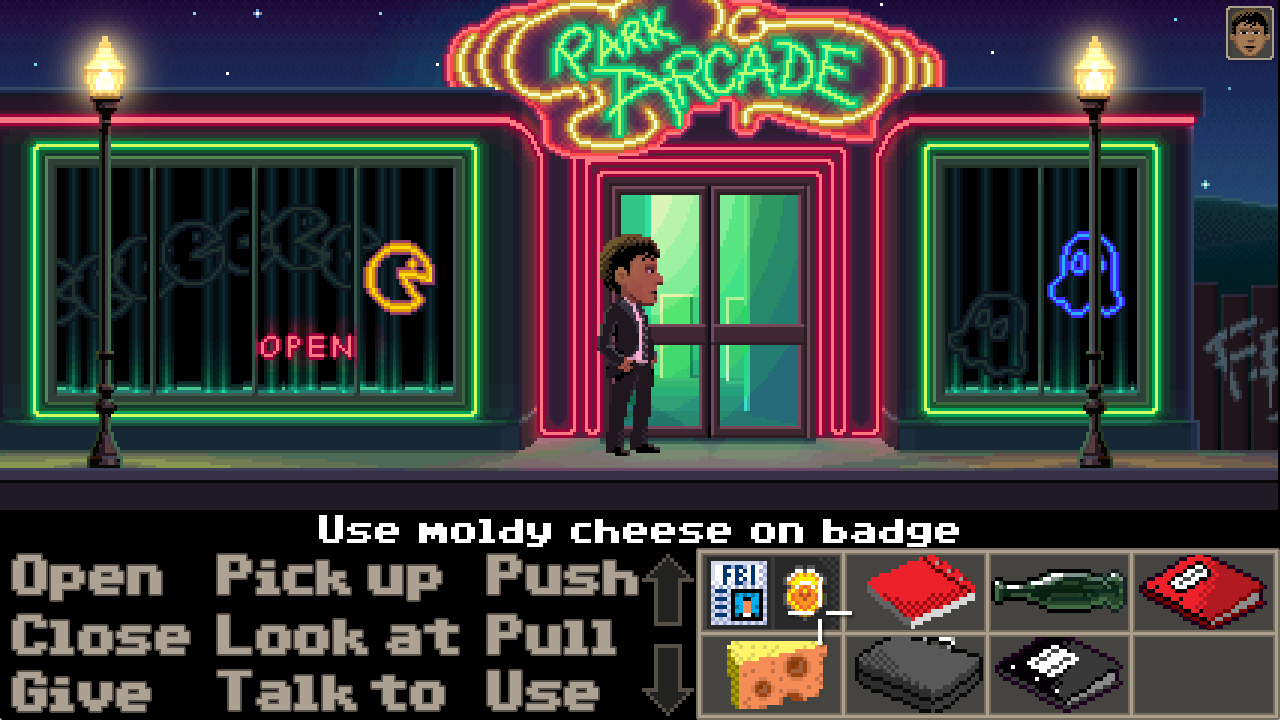 Thimbleweed Park has a retro look.