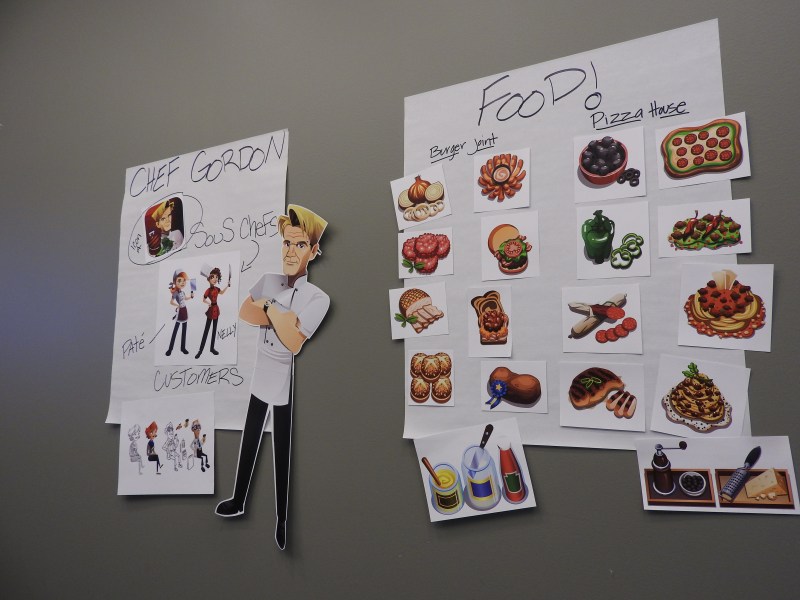 Art work for Gordon Ramsay's mobile game has been personally approved by Ramsay.