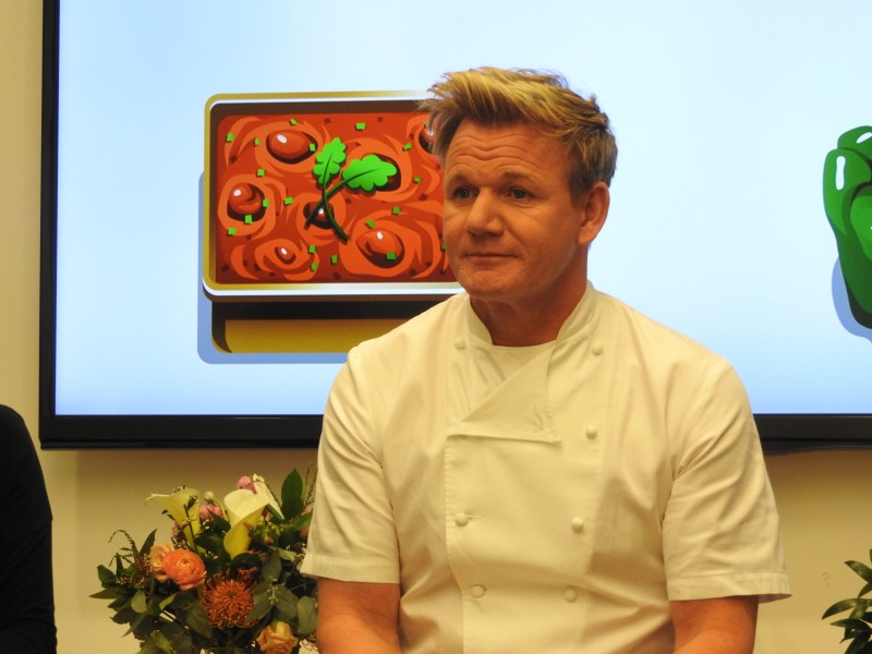 Gordon Ramsay talks about his chef-themed mobile game at Glu Mobile.