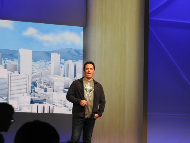Phil Spencer, head of Xbox, at Build 2016.