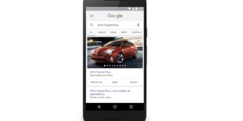 Google now shows swipeable image ads when you search for cars
