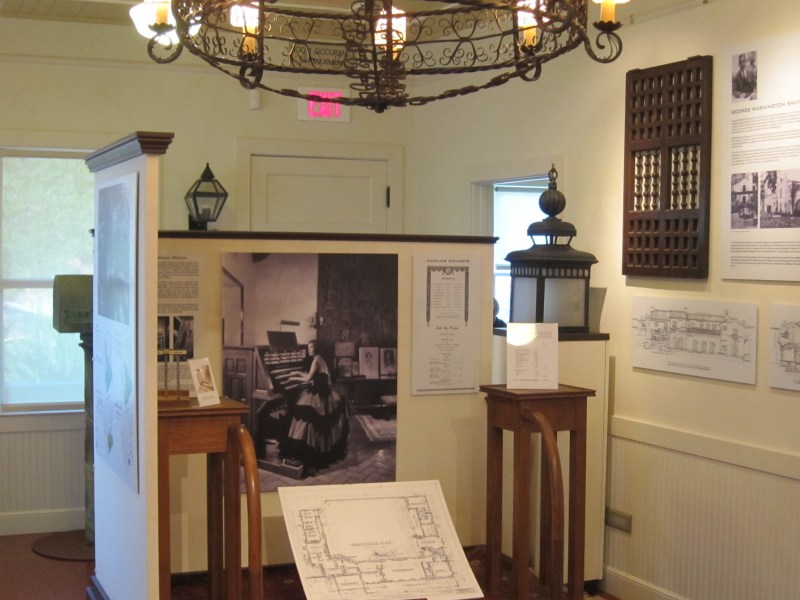 Jackling House exhibit at the Woodside Community Museum. Photo by Chris O'Brien