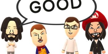 Watch us throw people into a pachinko machine in Nintendo’s Miitomo mobile game