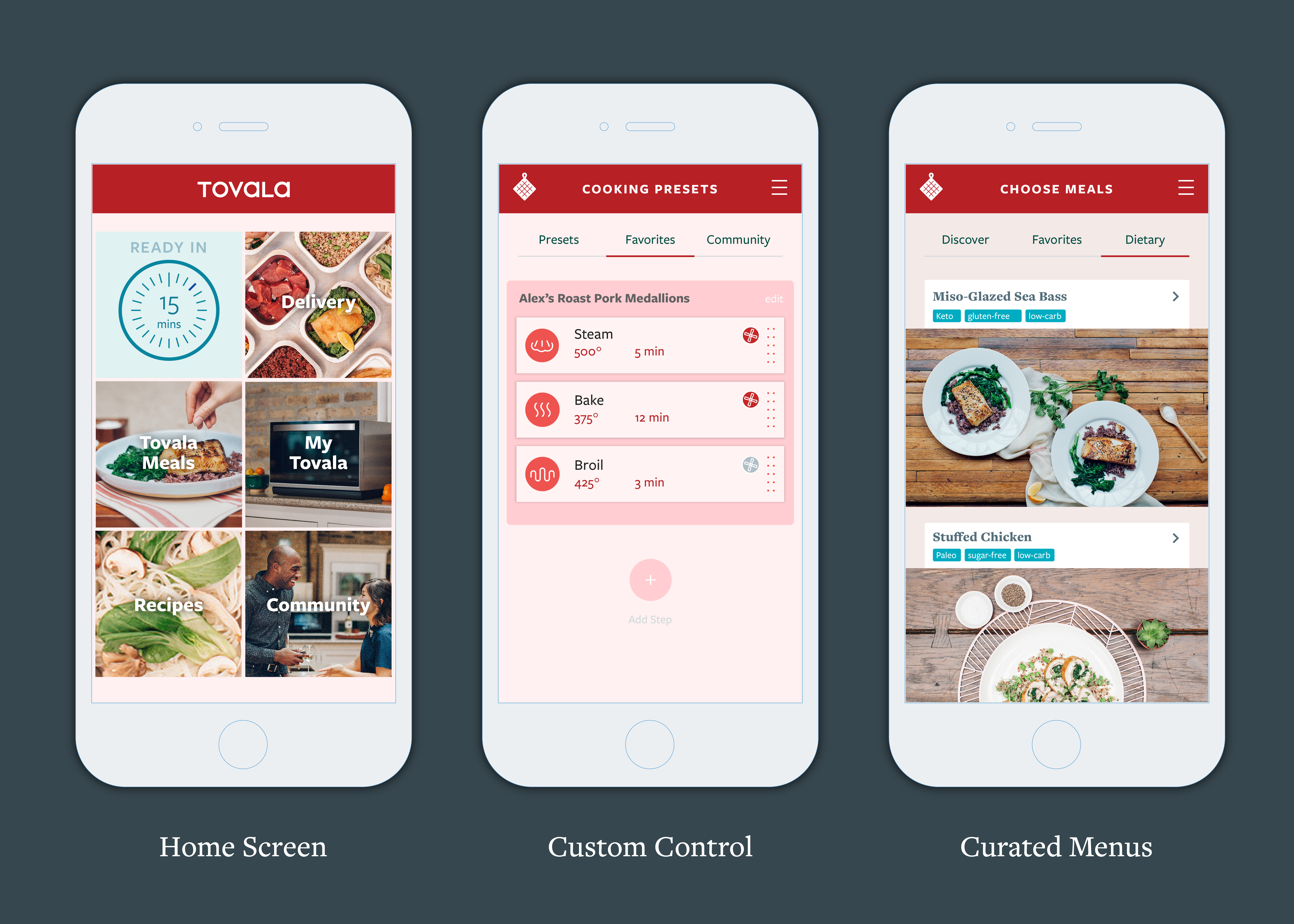 Tovala App Screenshots