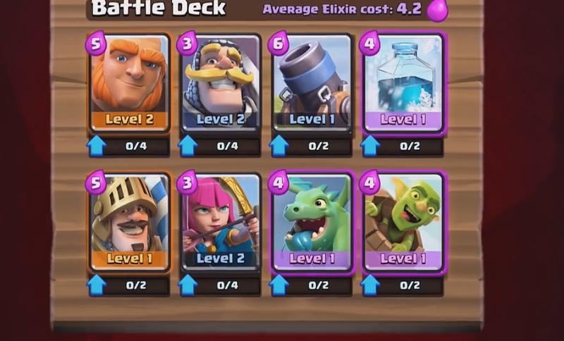 Clash Royale gives you choices for your deck.