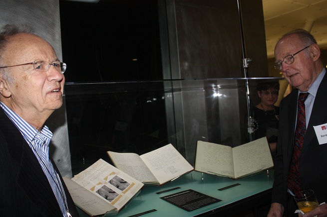 Andy Grove (left) and Gordon Moore.