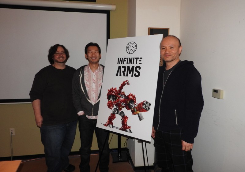 Jumo's Tom Abernathy (left), Chris Ezaki, and Keiichi Yano.