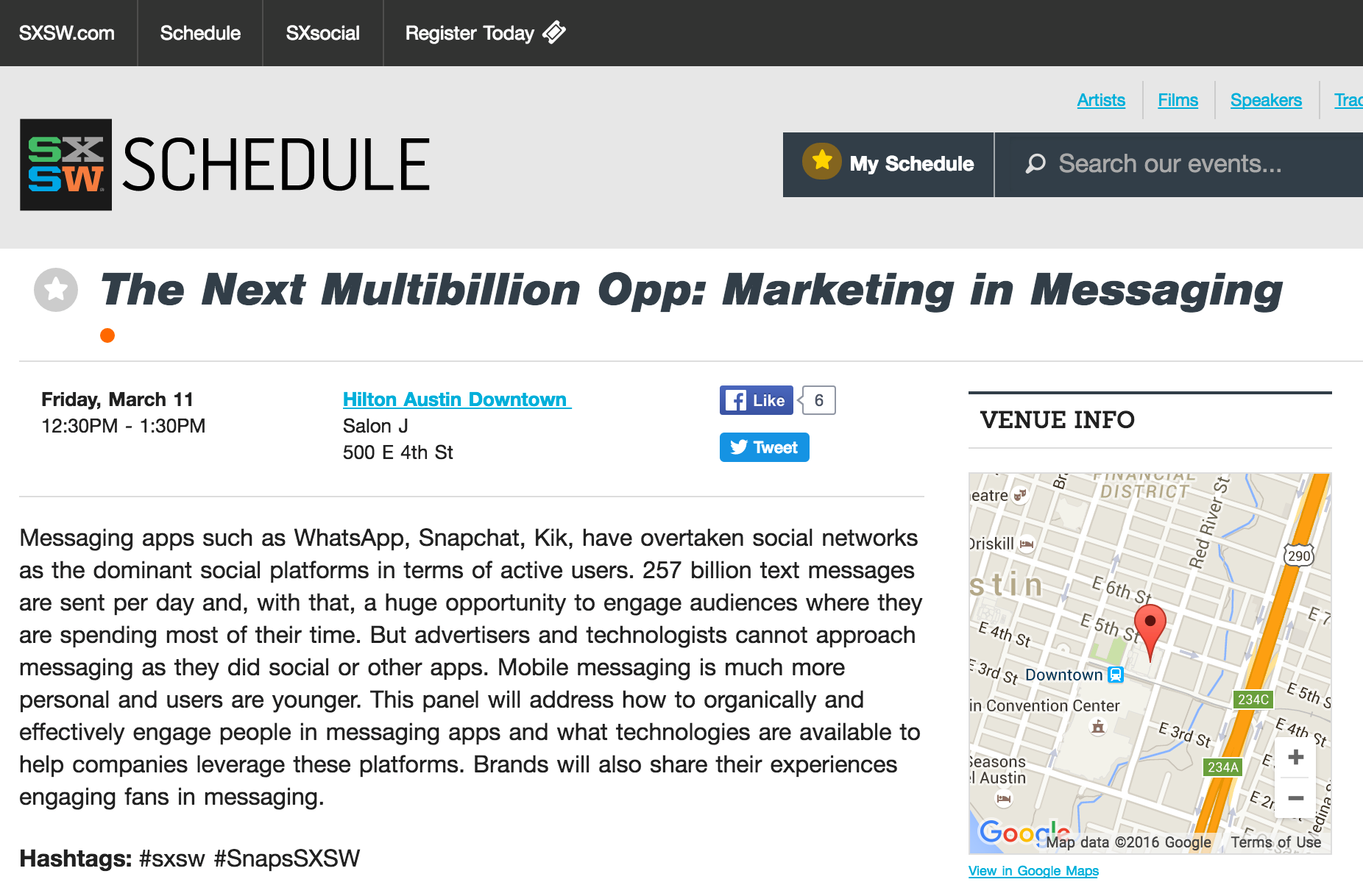 marketing in messaging