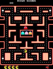 A maze from Ms. Pac-Man.