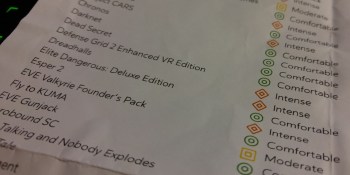 Oculus gives Rift games a ‘barf-o-meter’ rating