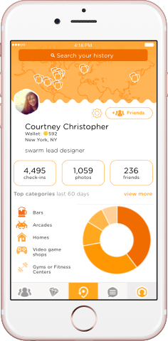 Swarm lifelogging profile