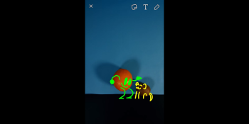 Watch a stop motion video made entirely in Snapchat