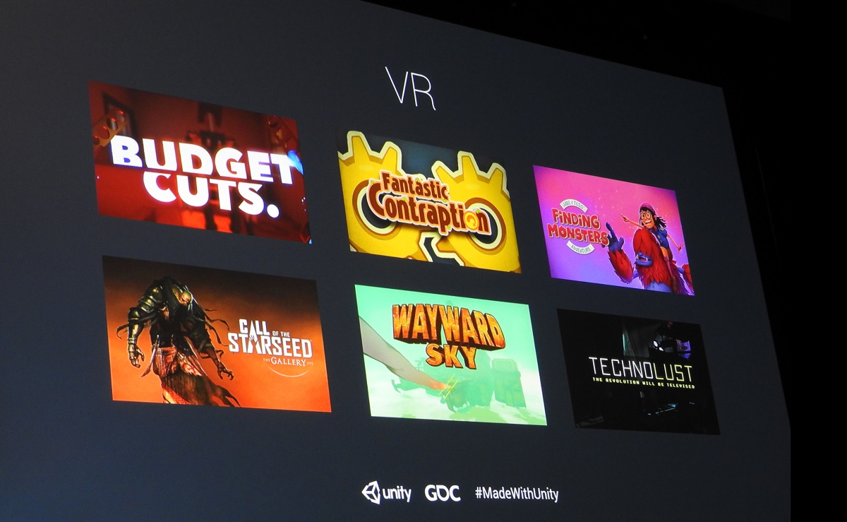 Some of the Unity-based VR projects in the works.