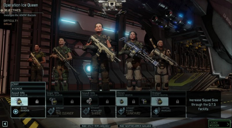 You have to pick the right team in XCOM 2.