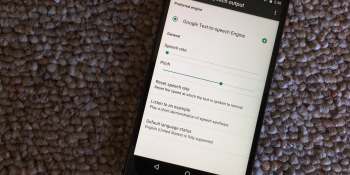 Android N preview 2 lets you change the pitch of Google’s text-to-speech voice