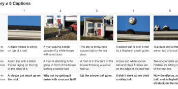 Microsoft researchers are teaching AI to write stories about groups of photos