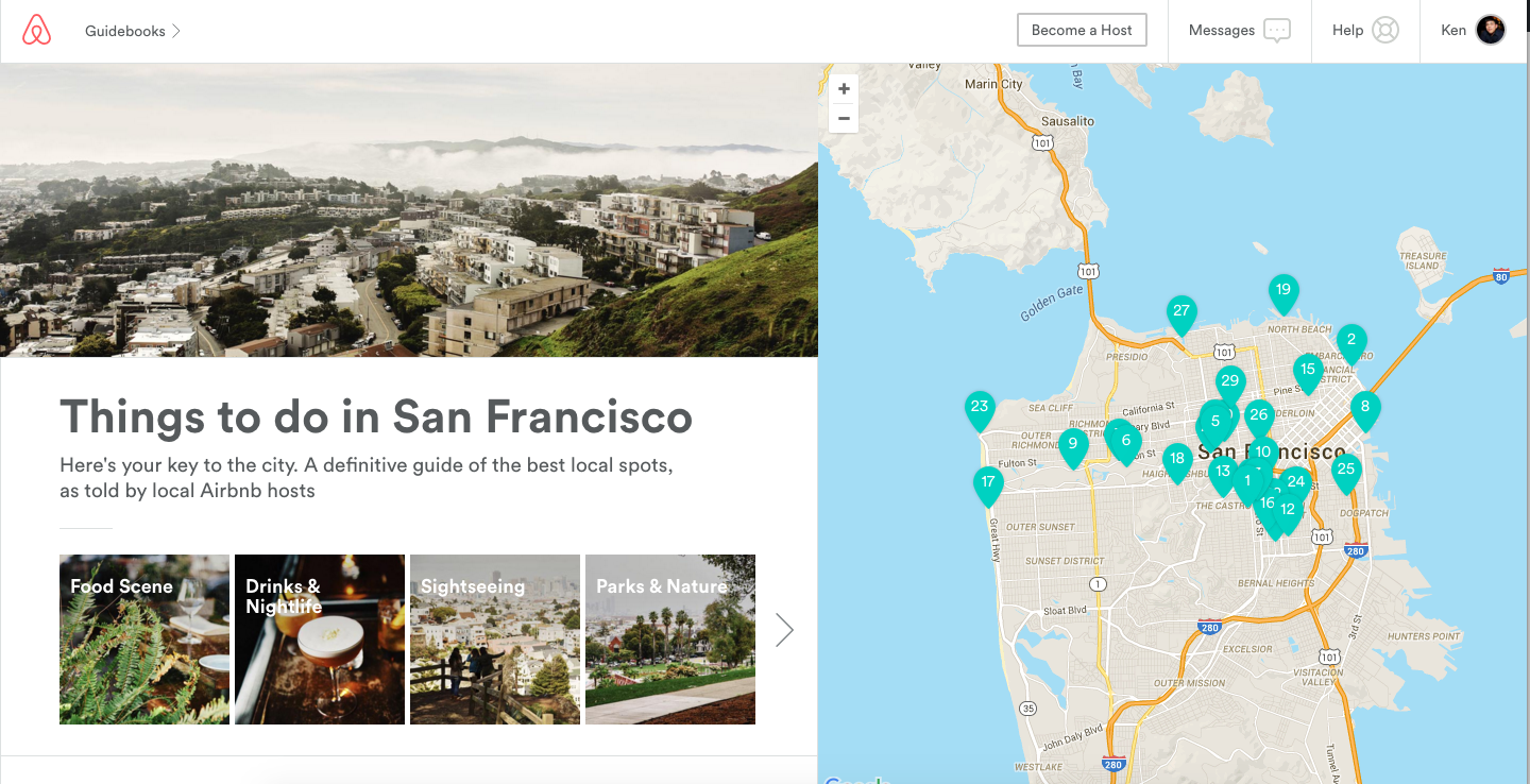 Airbnb San Francisco Guidebook