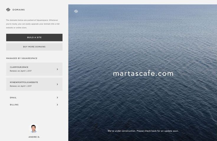 Squarespace Parking Page