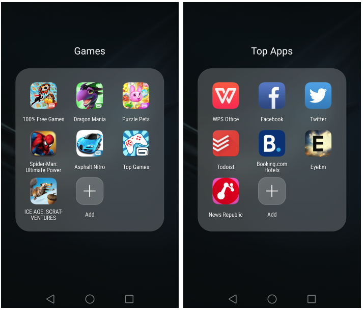 Pre-loaded apps