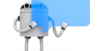 Dialogs, buttons, and menus make bots more productive