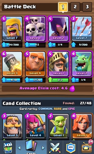 My Clash Royale deck now includes the deadly Prince.