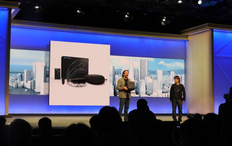 Microsoft HoloLens dev kit debuts at Build 2016.