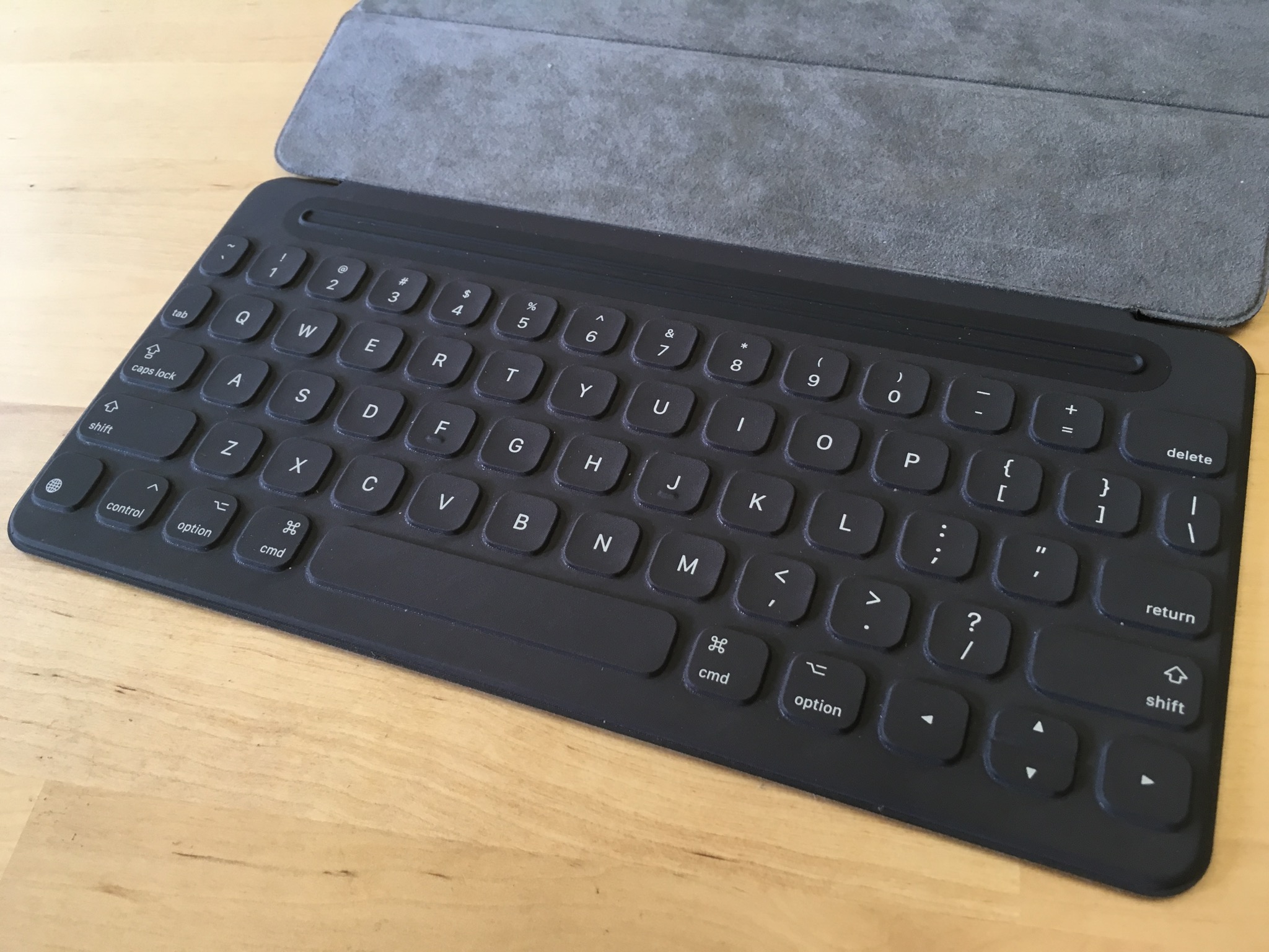 The Smart Keyboard that goes with the 9.7-inch iPad Pro. 