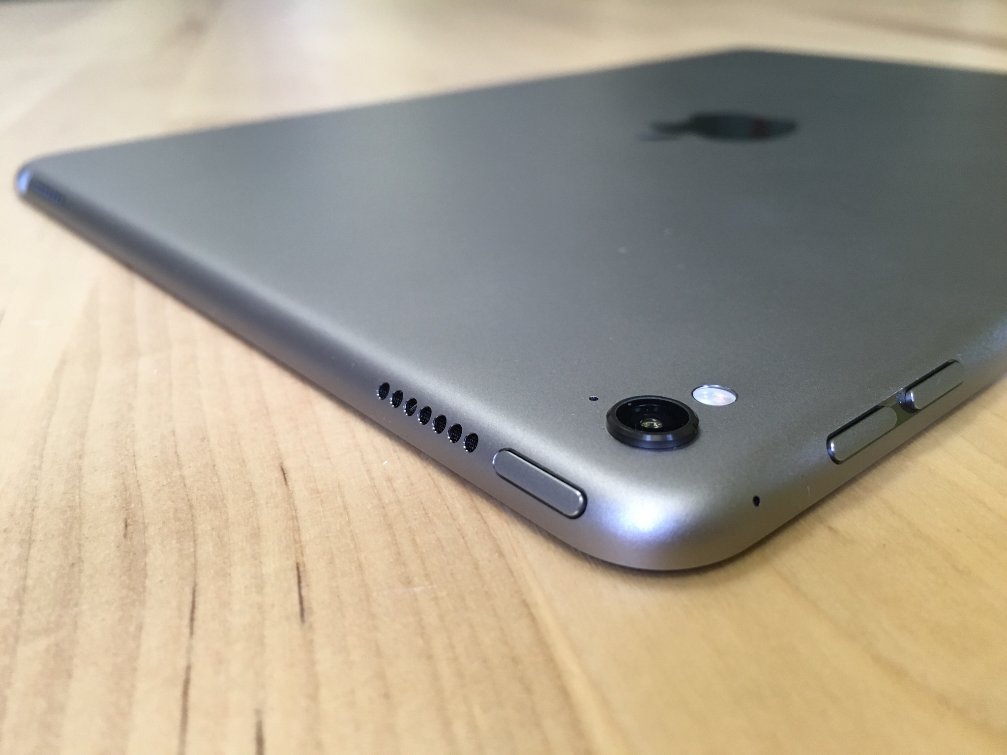 The camera bump on the 9.7-inch iPad Pro.