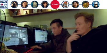 Conan O’Brien plays Counter-Strike in a PC bang in South Korea