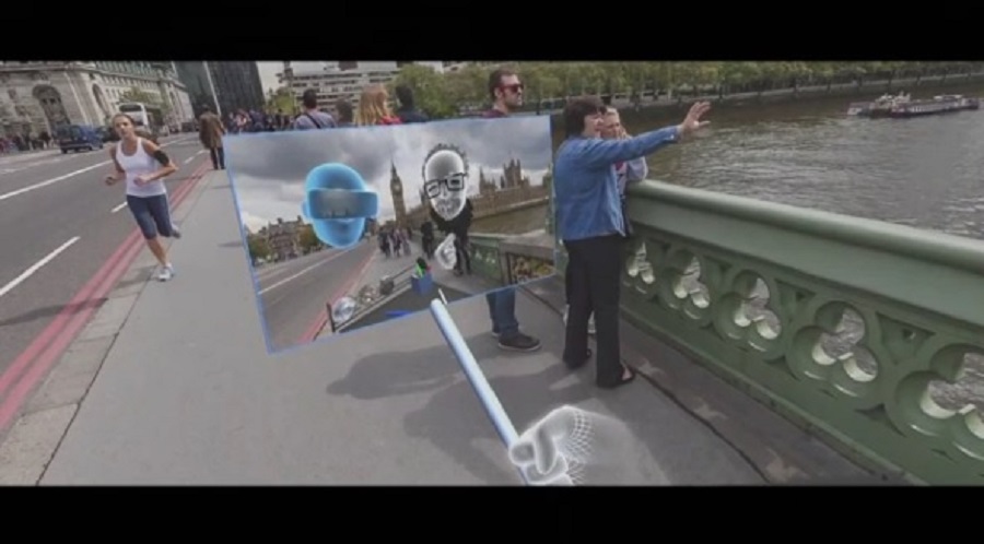 Taking a selfie in the Oculus Rift
