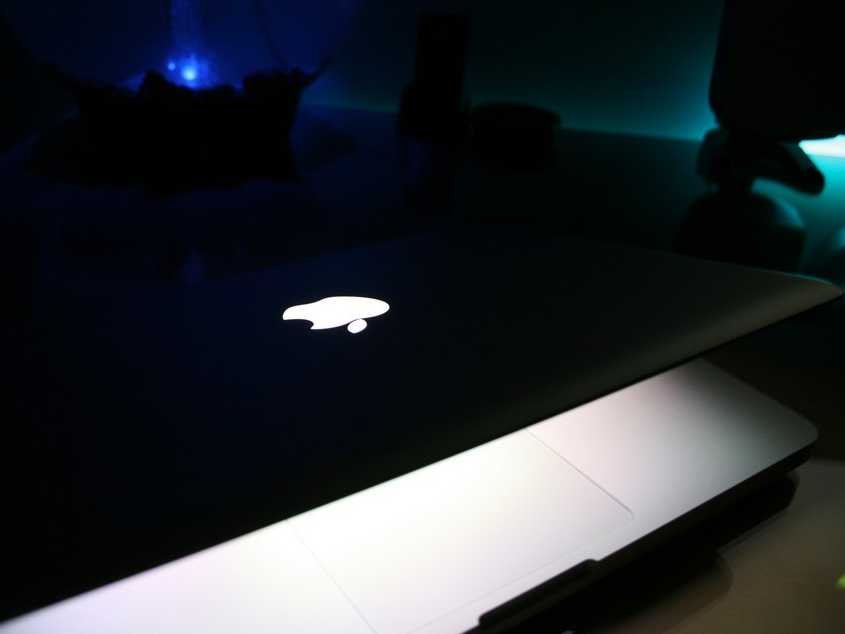 Mac laptop.