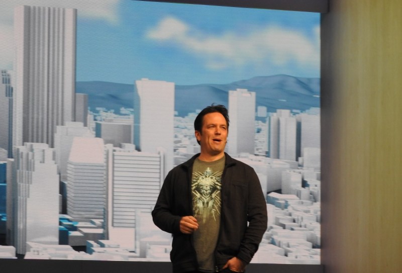 Phil Spencer, head of Xbox, at Build 2016.