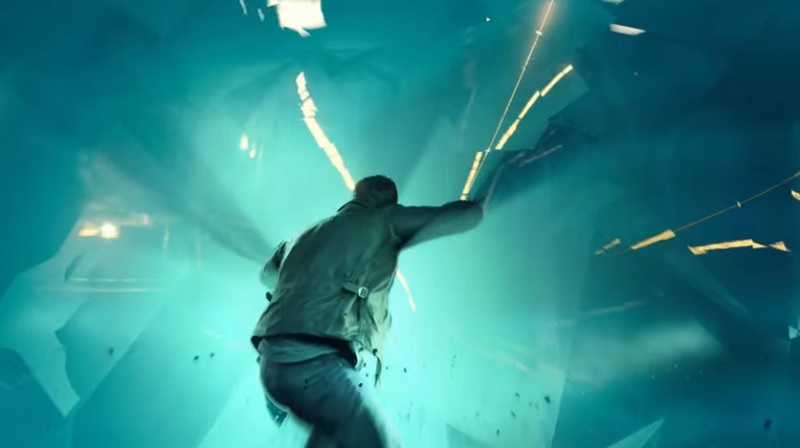 Quantum Break time shield stops incoming bullets.