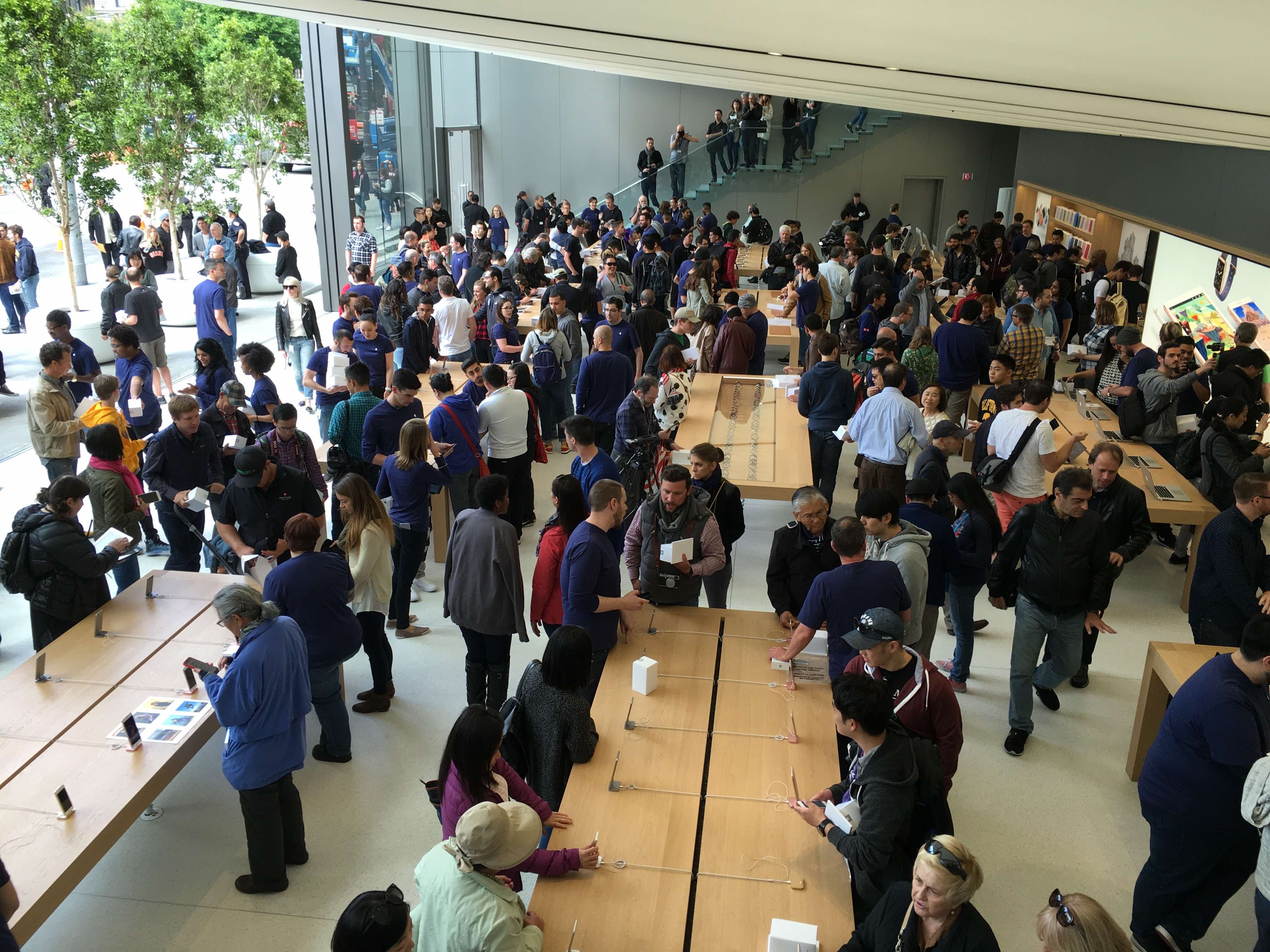 Apple Union Square now has more than 150 employees working at the store, Apple says.