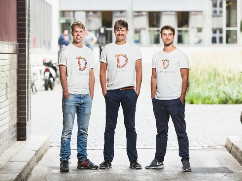 Dubsmash founders: Jonas Drüppel, Daniel Taschik. and Roland Grenke