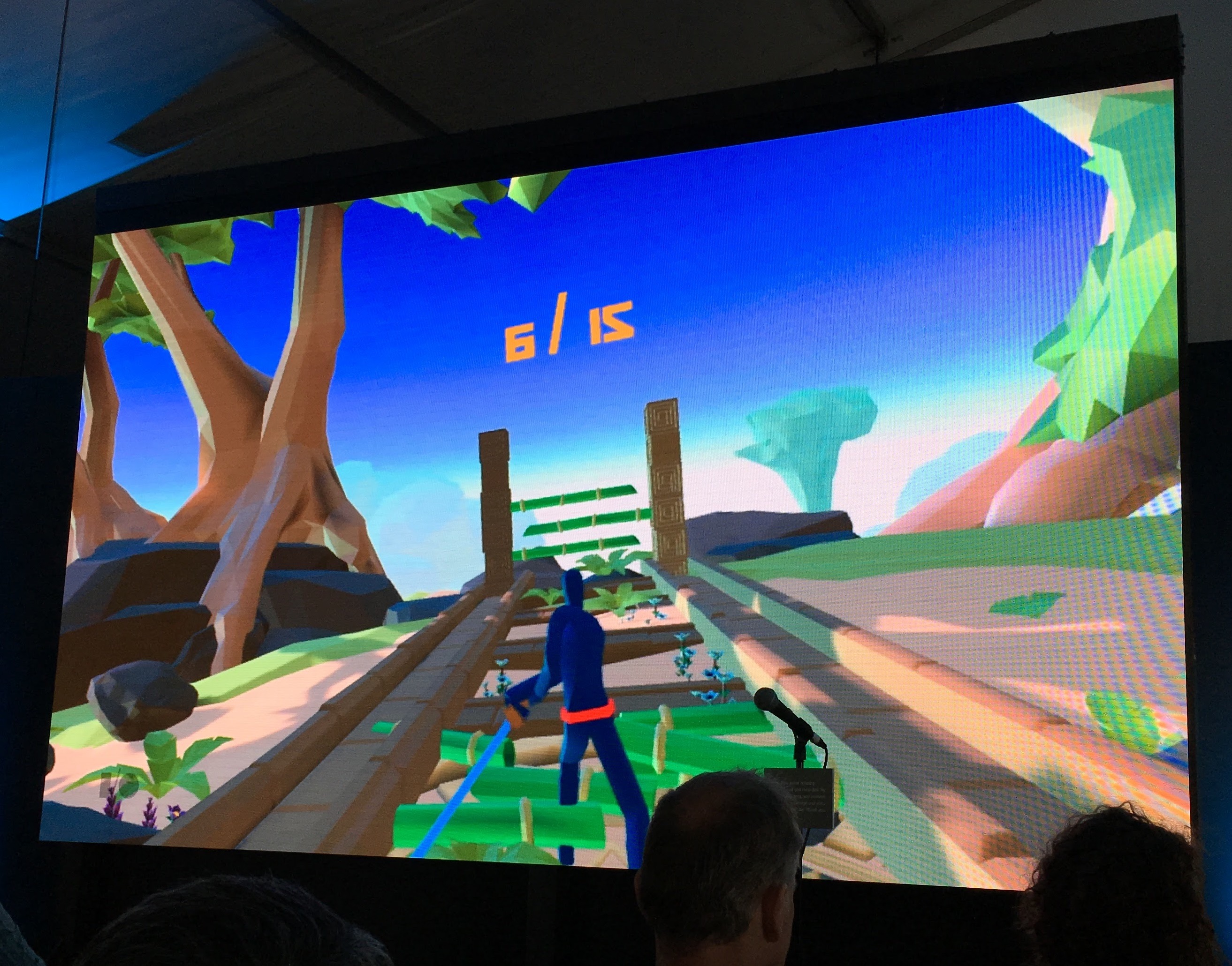 A game involving a ninja that Schell Games developed for Google Daydream.