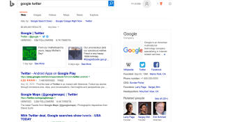 Bing tests showing tweets in search results, just like Google