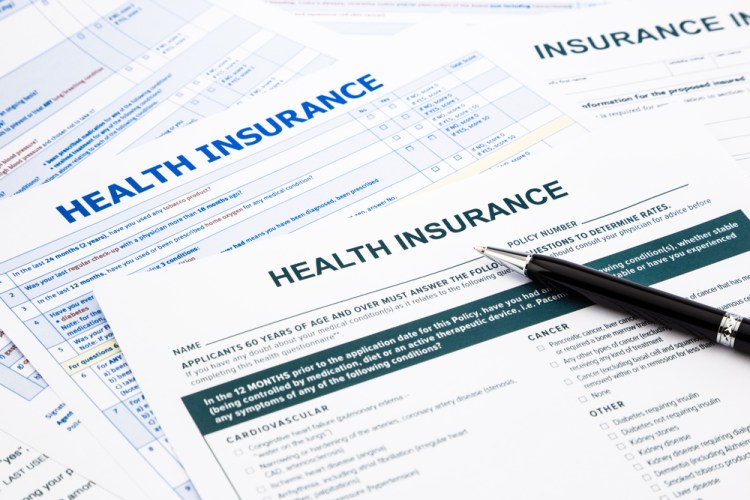 Insurance: Health Insurance paper forms