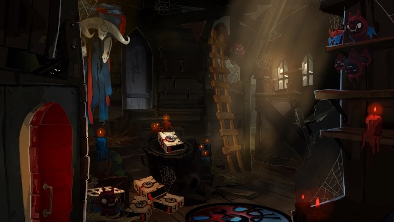 Pyre's books hold the secret to escaping purgatory.