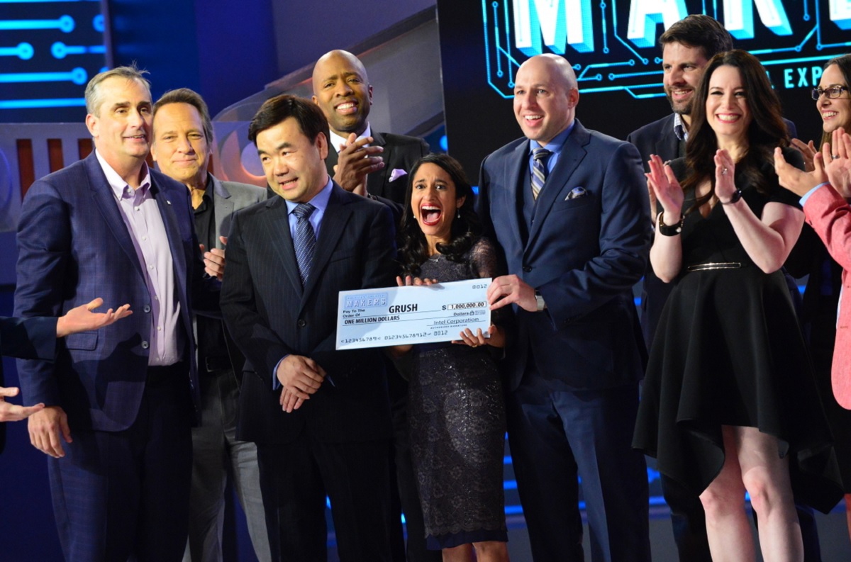 The Grush team gets $1 million at the Intel-sponsored America's Greatest Makers finale.