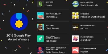 Google Play awards show the diversity of Android apps and games