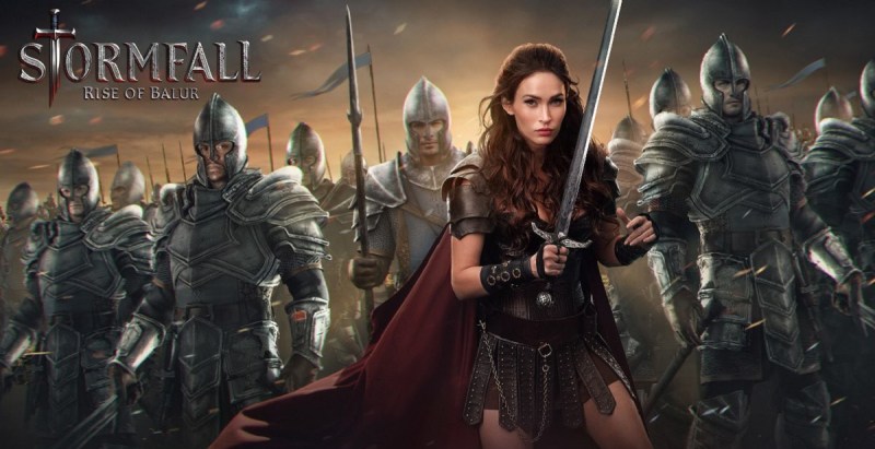 Megan Fox plays Amelia Delthanis in Stormfall: Rise of Balur.