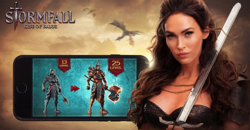 Megan Fox believes that mobile gaming is hot.