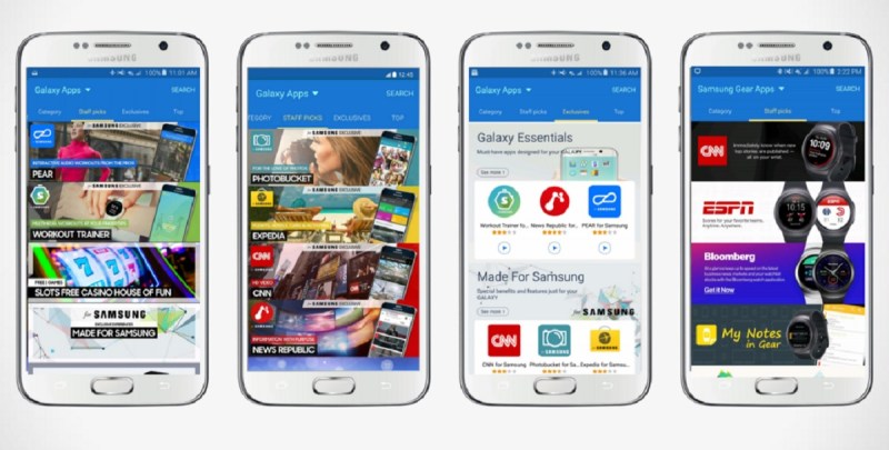 Samsung will promote games across its stores and apps.