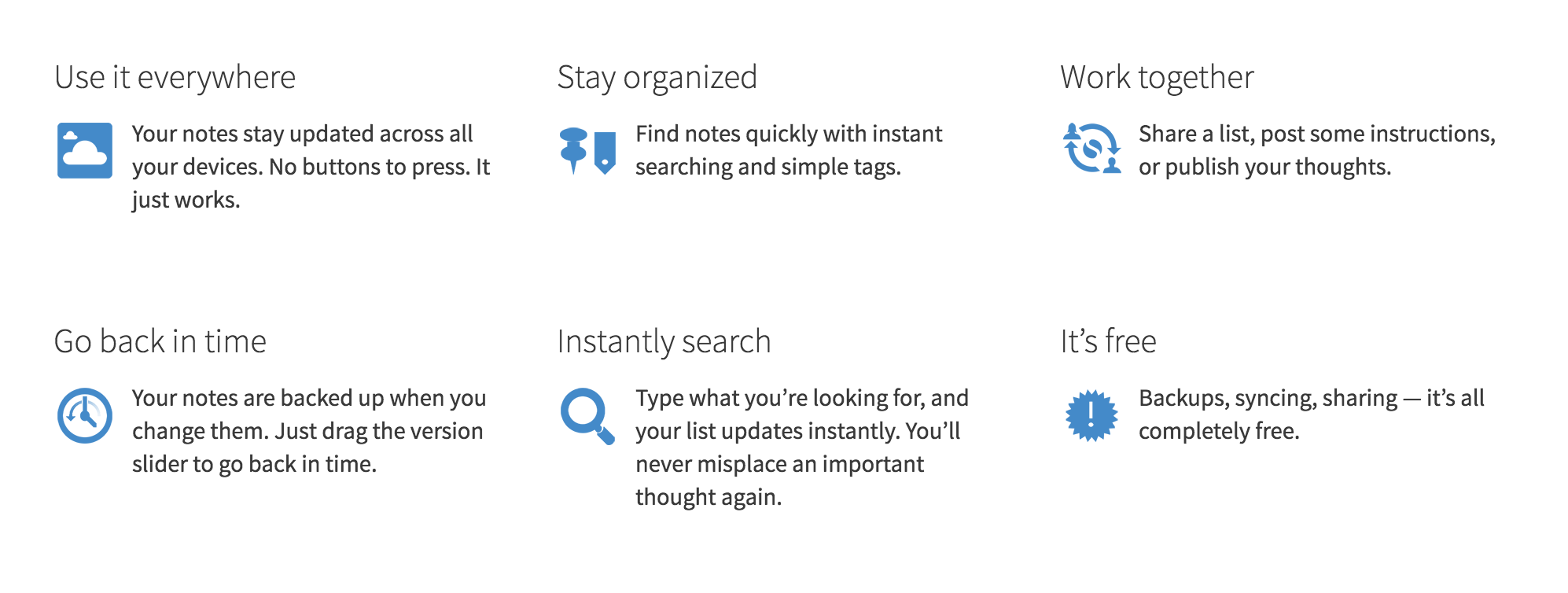 3 simplenote-features